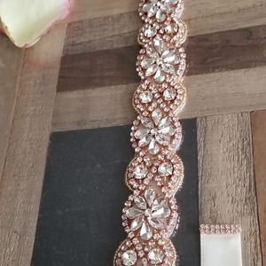 NEW Bridal Belt Rose (rose gold)